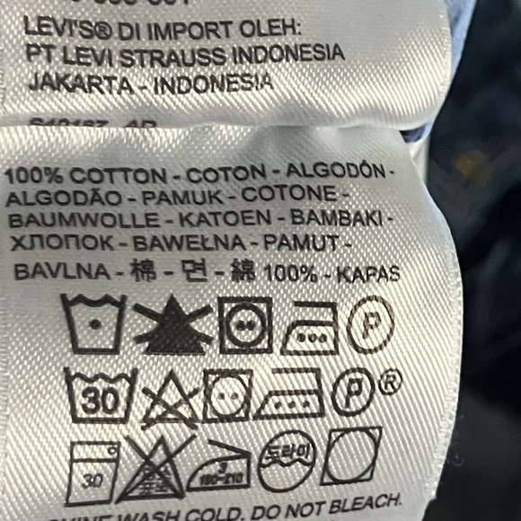 Levis Jeans Womens Sz 31 Blue high-waisted wide-leg or balloon-style‎ Denim - Picture 8 of 10